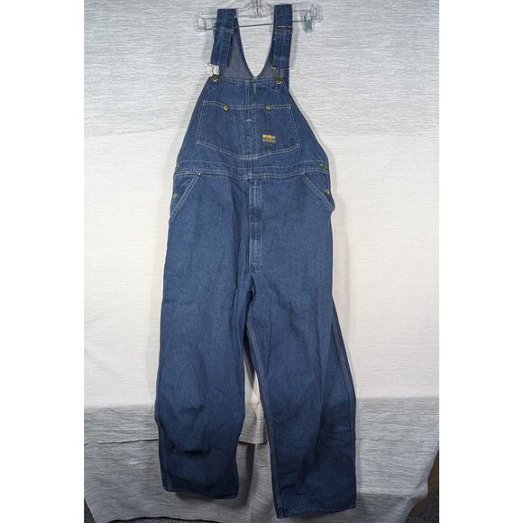 Oshkosh B'Gosh Denim Overalls Size 38/0 Union Made Sanforized Vestpak